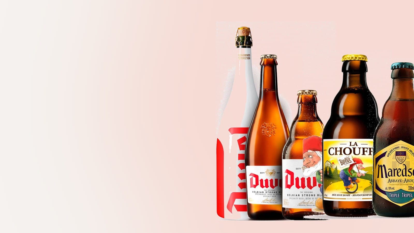 Cervezas belgas, entrega inmediata