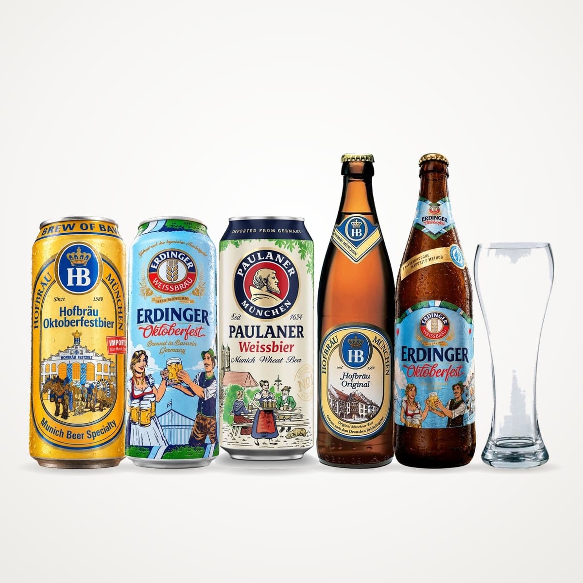 Oktoberfest en casa + vaso Erdinger