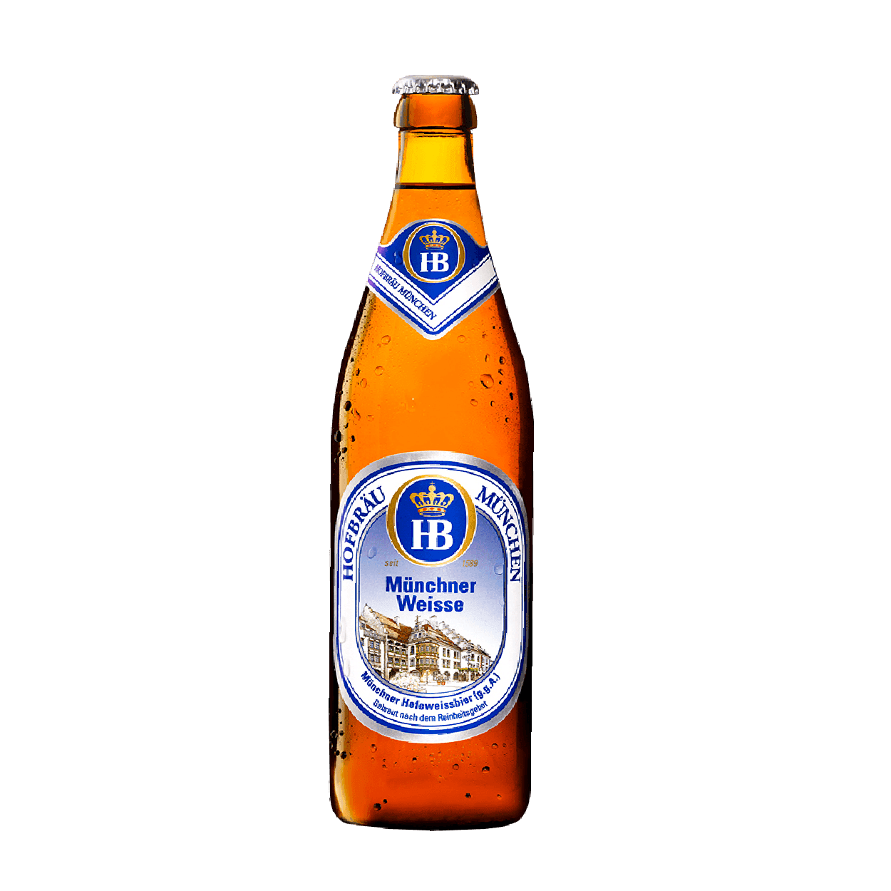 Cerveza Hofbräu Hefe Weisse Botella