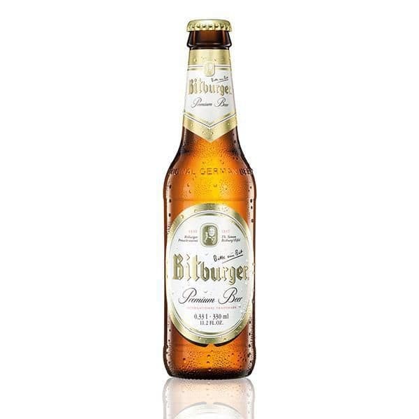 Cerveza Bitburger Botella 330 ml