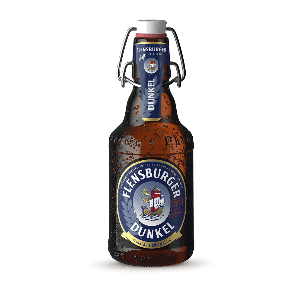 Cerveza Flensburger Dunkel Botella